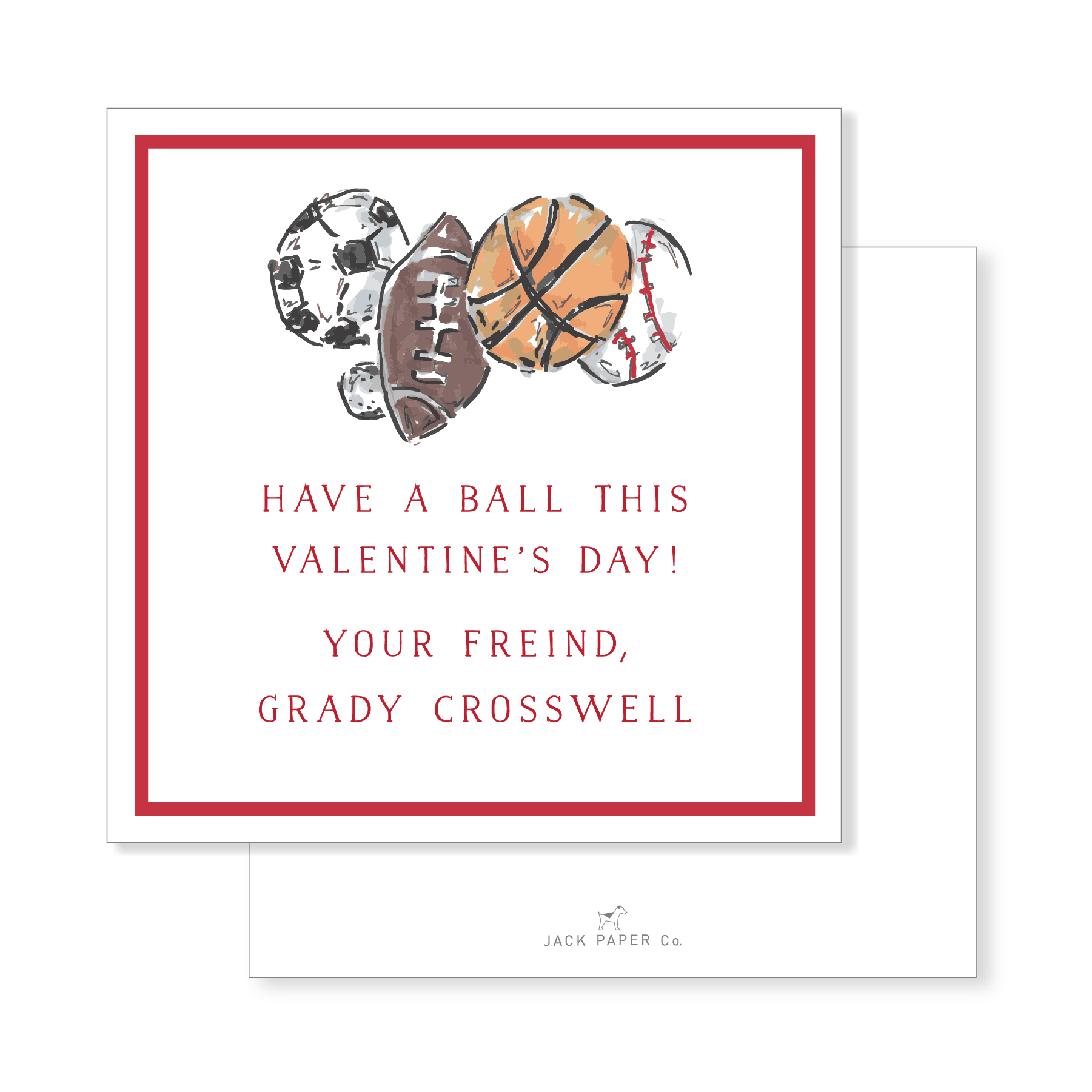 Have a Ball Valentine – Jack Paper Company Have a Ball Valentine – Jack Paper Company