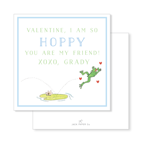 Hoppy Frog Valentine