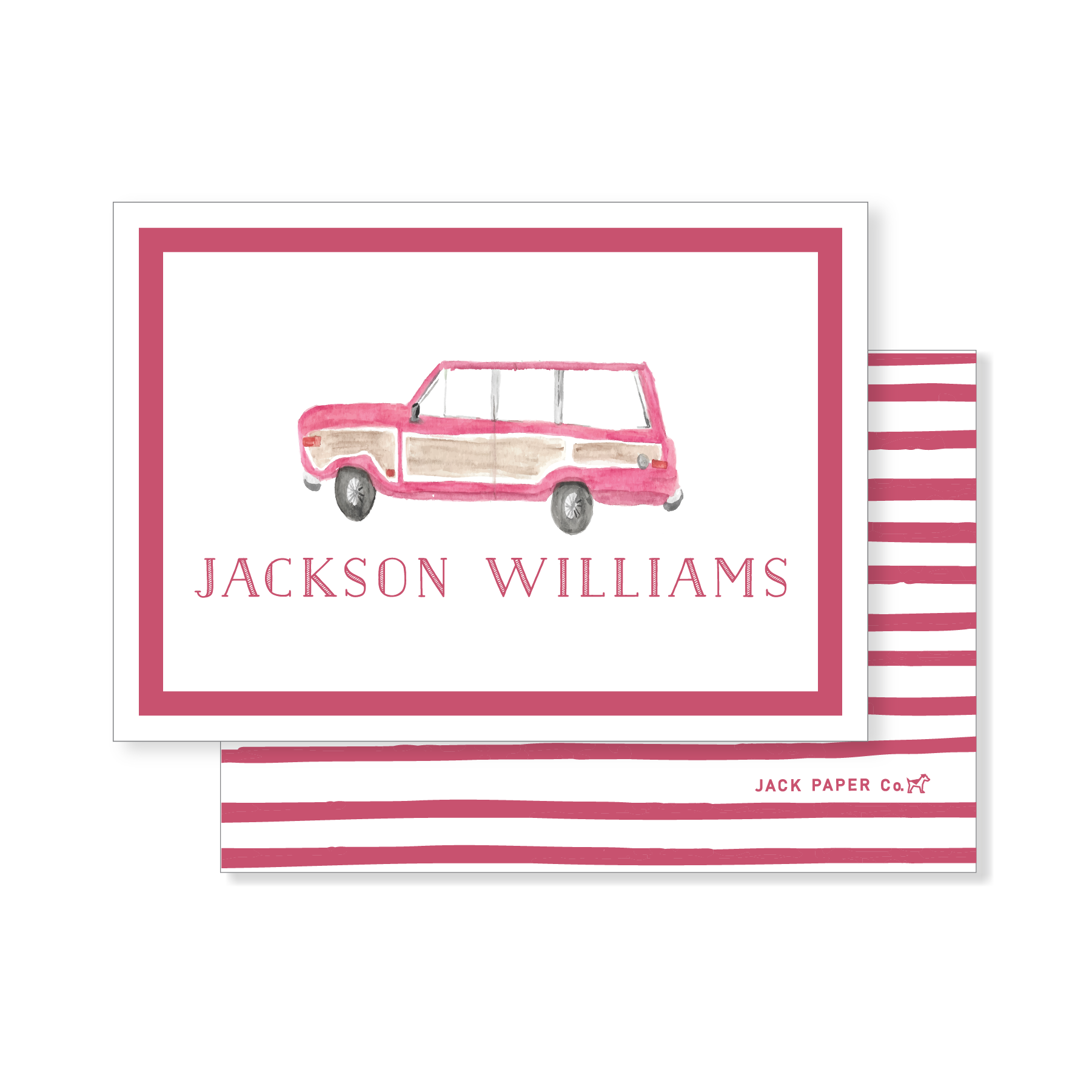 Wagoneer Enclosure Card Jack Paper Company