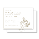 Oysters and Cheer Invitation