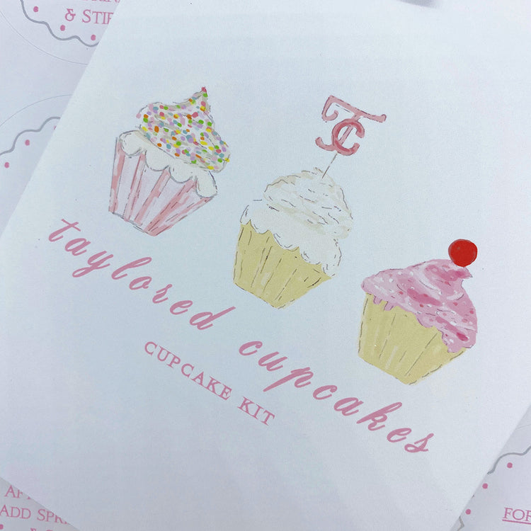 taylored cupcakes branding