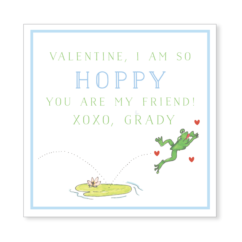 Hoppy Frog Valentine