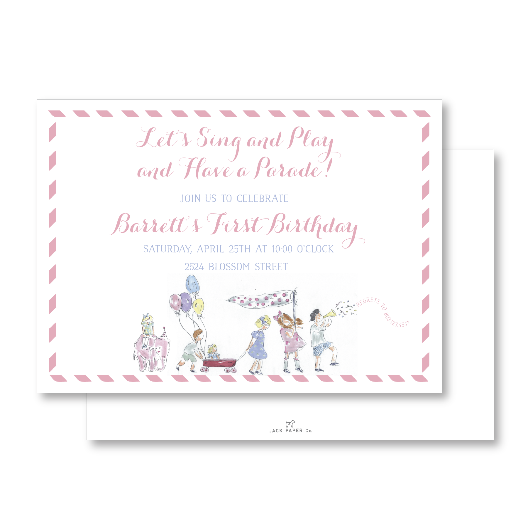 Birthday Parade Invitation – Jack Paper Company