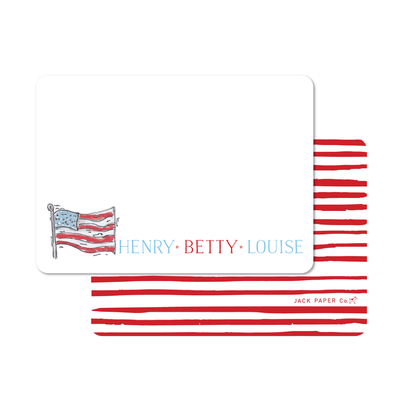 Stars and Stripes Enclosure Card