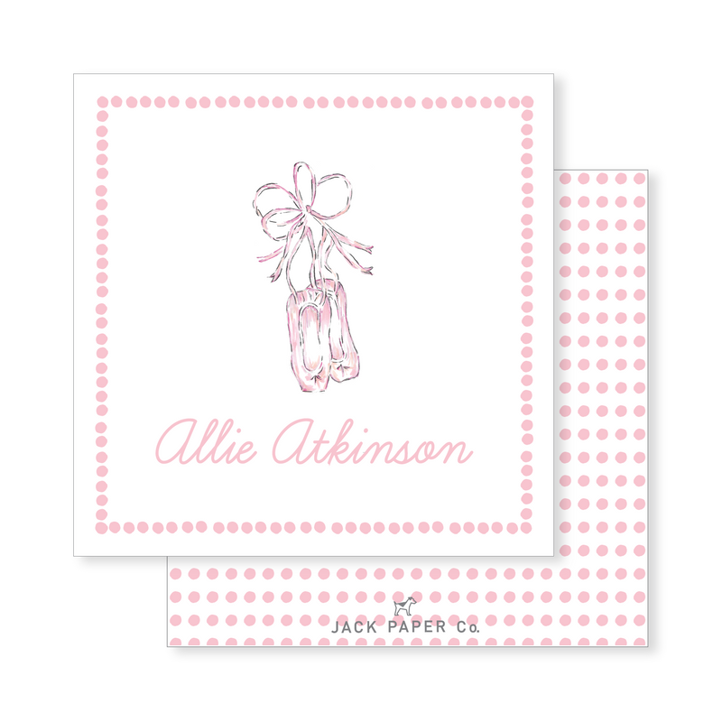 Ballet Shoes Enclosure Card