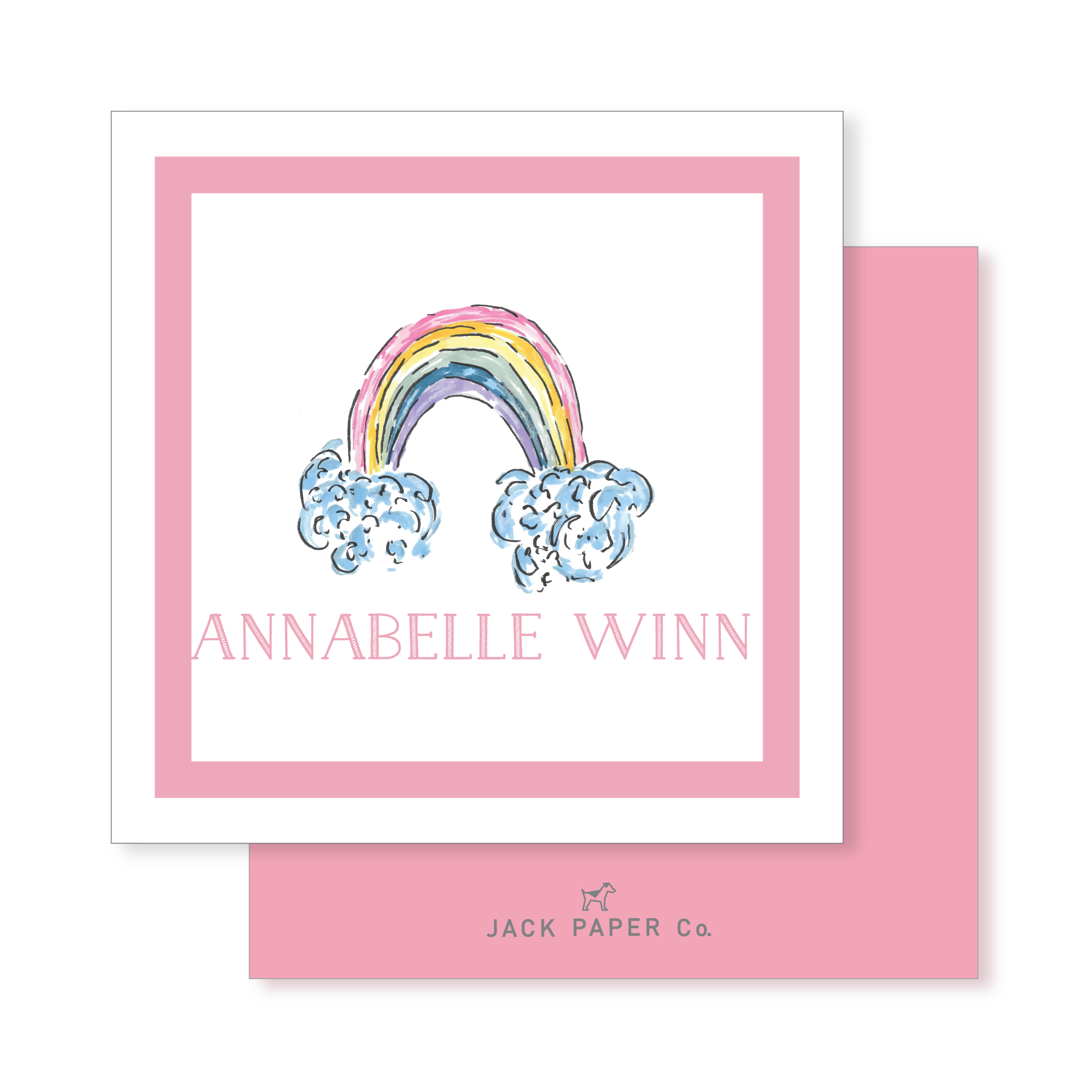 Rainbow Enclosure Card – Jack Paper Company