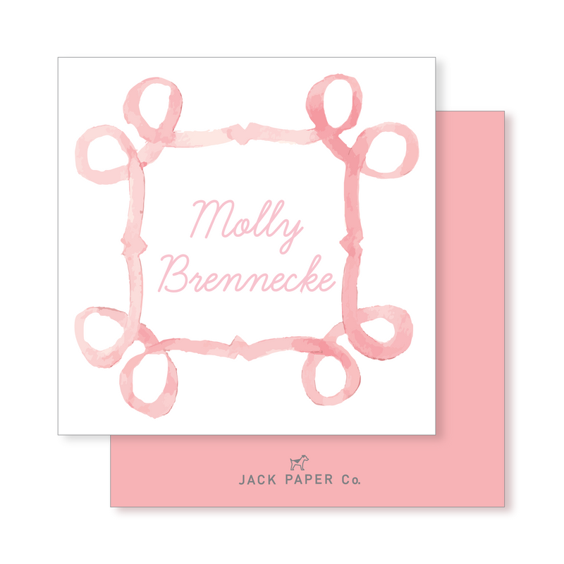 Swirl Border Enclosure Card