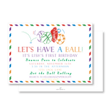 Let's Have a Ball Invitation