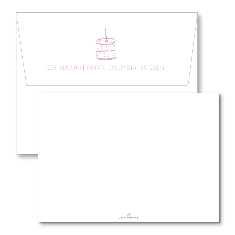 One Little Candle Invitation