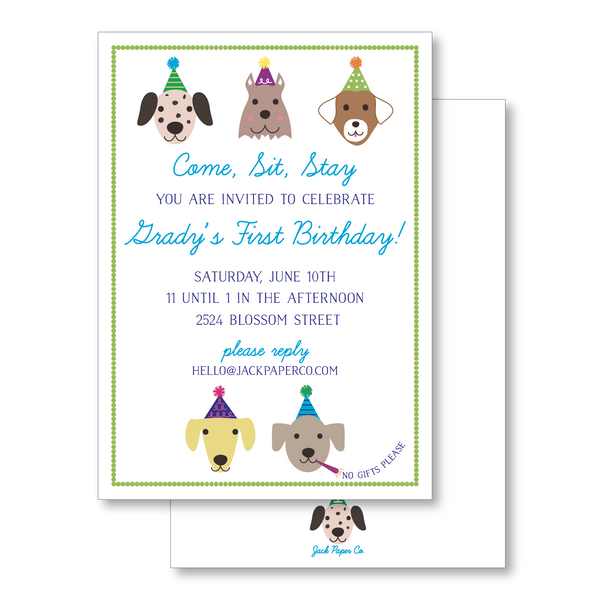 Puppy Paw-ty Invitation