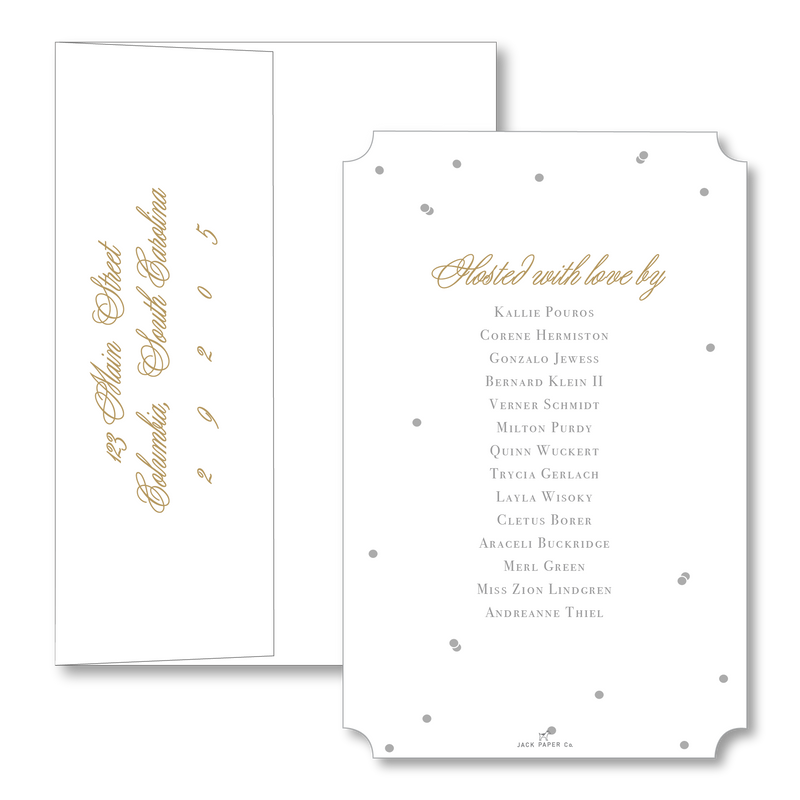 Toss the Confetti Invitation